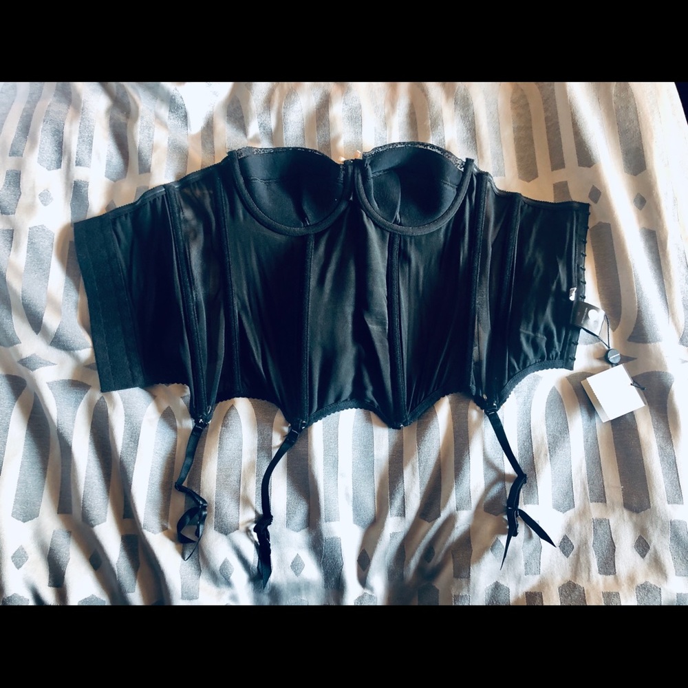 Burberry black and dusty pink sexy corset - Picture 2 of 6